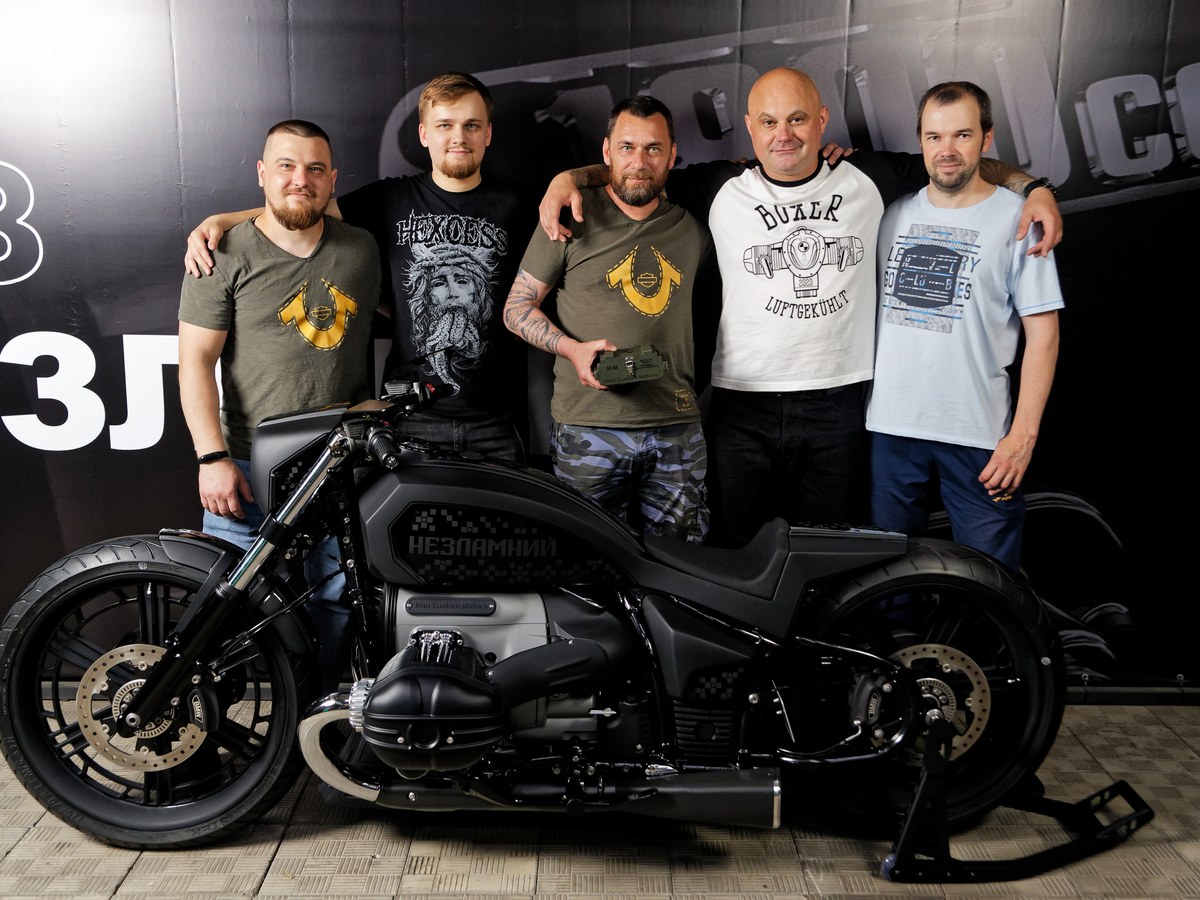 ICM Unbreakable — BMW Motorrad Customizing Championship winner, exhibited at BMW Motorrad Welt